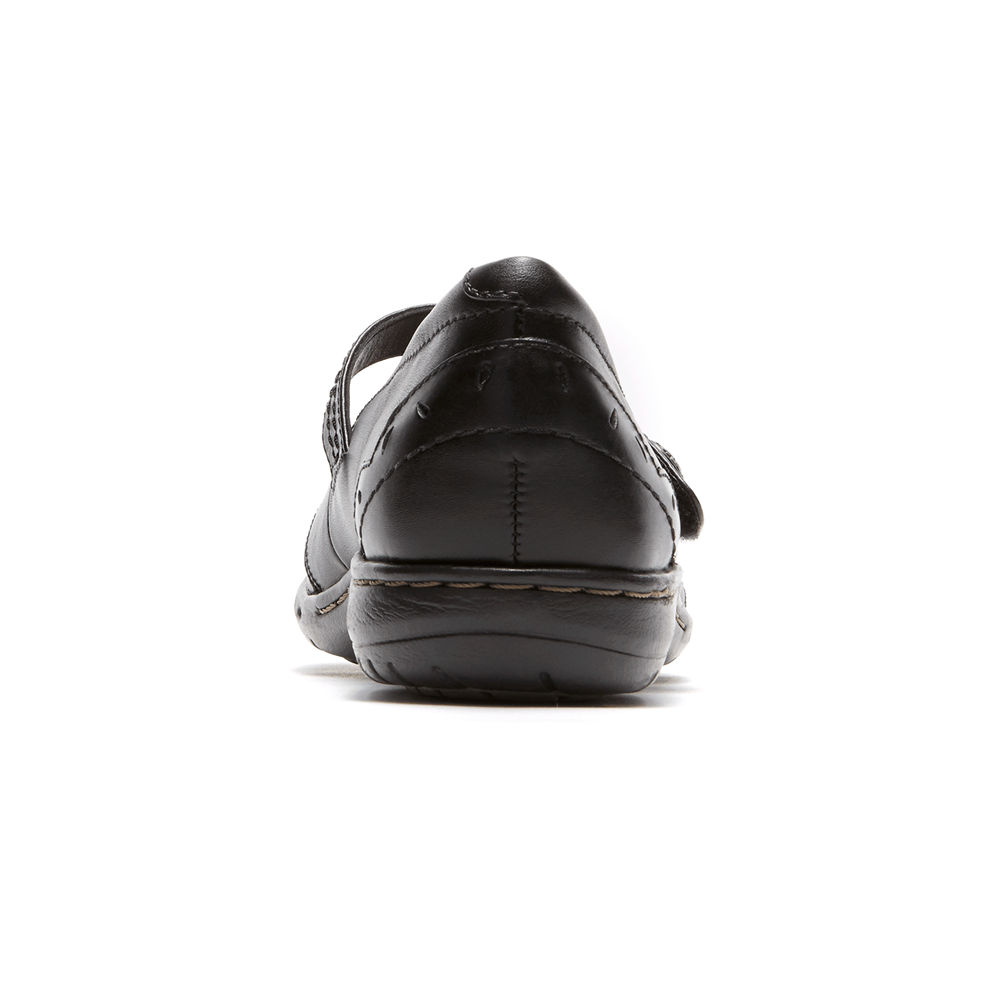 Rockport Lägenheter Skor Dam Svarta - Cobb Hill Petra Mary Jane - NIAHO6970